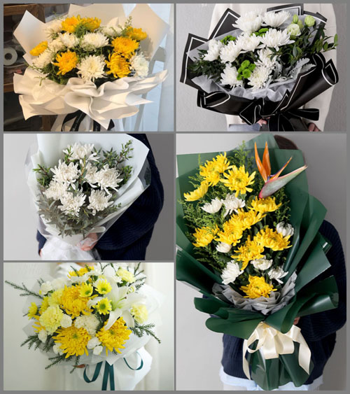 安徽淮南市寿县茶庵镇谢埠村白事花束代送